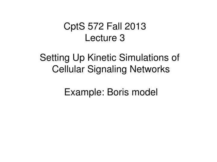cpts 572 fall 2013 lecture 3