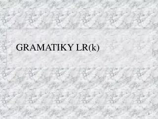 gramatiky lr k