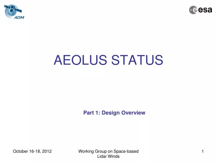 aeolus status