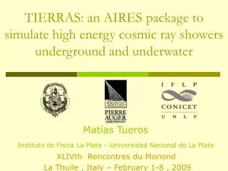 TIERRAS: an AIRES package to simulate high energy cosmic ray showers underground and underwater