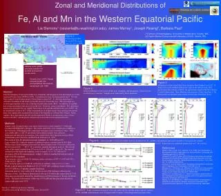 Fe, Al and Mn in the Western Equatorial Pacific