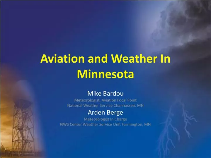 aviation and weather in minnesota