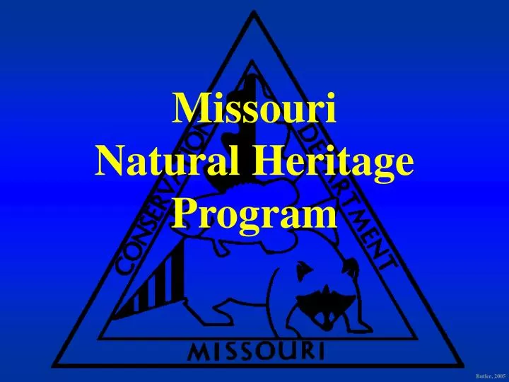 missouri natural heritage program