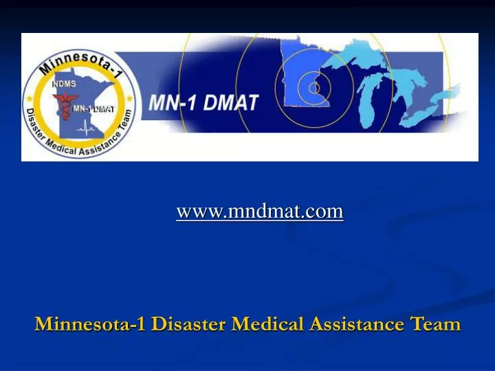 minnesota 1 disaster medical assistance team