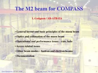 The M2 beam for COMPASS