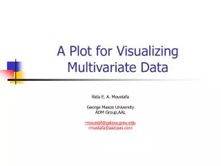 A Plot for Visualizing Multivariate Data