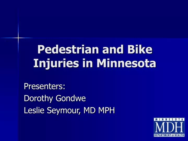 pedestrian and bike injuries in minnesota