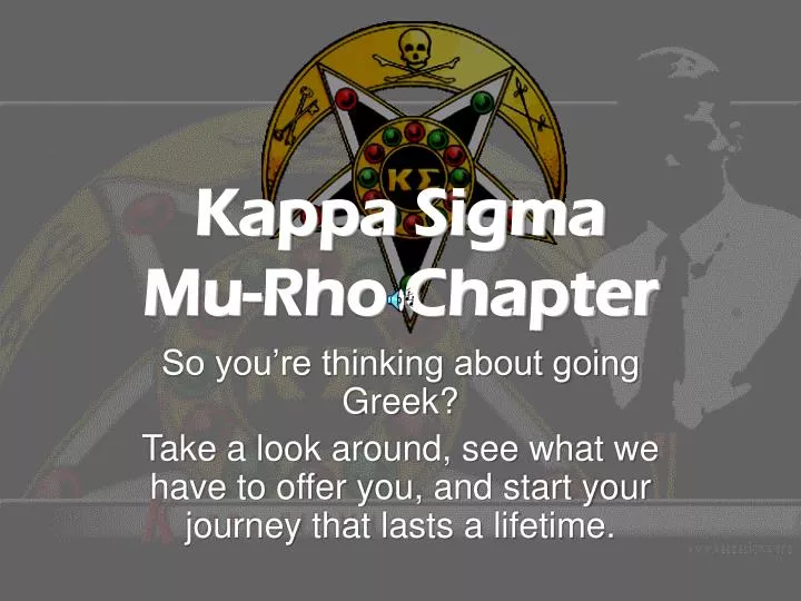 kappa sigma mu rho chapter