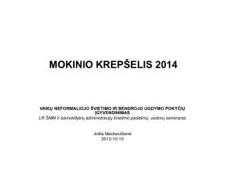 mokinio krep elis 2014