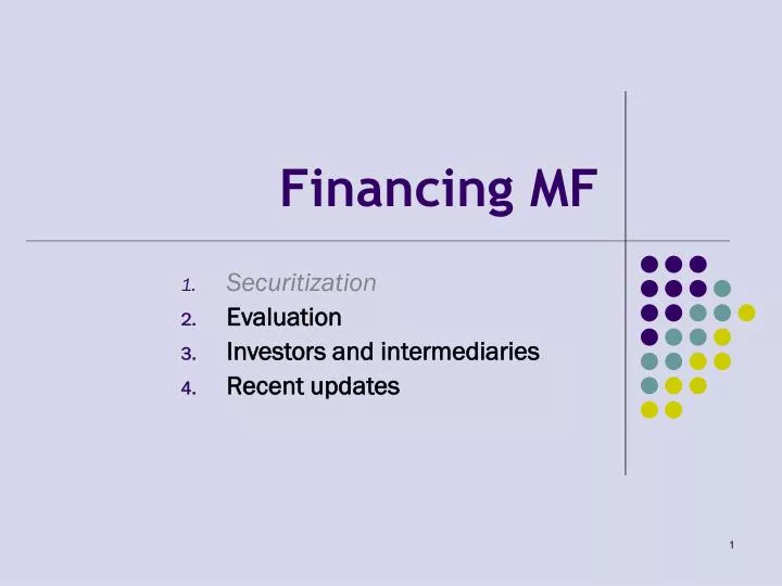 financing mf