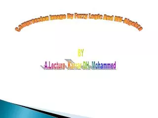 BY A.Lecture Karrar DH. Mohammed