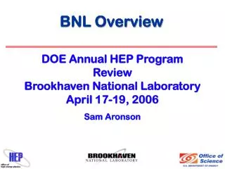 BNL Overview