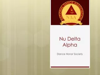 Nu Delta Alpha