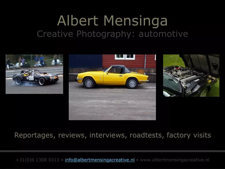 albert mensinga creative photography automotive