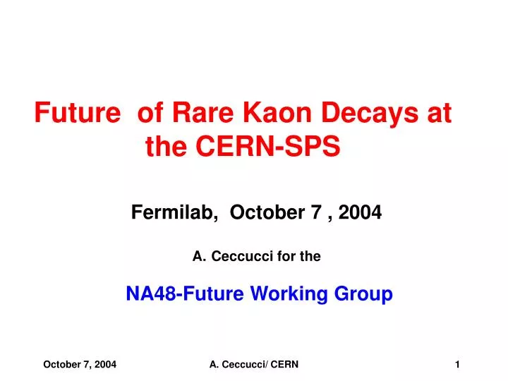 future of rare kaon decays at the cern sps