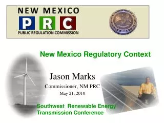New Mexico Regulatory Context