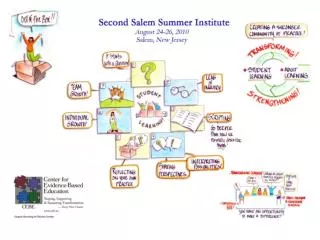 Day 1 - August 24, 2010 Second Salem Summer Institute