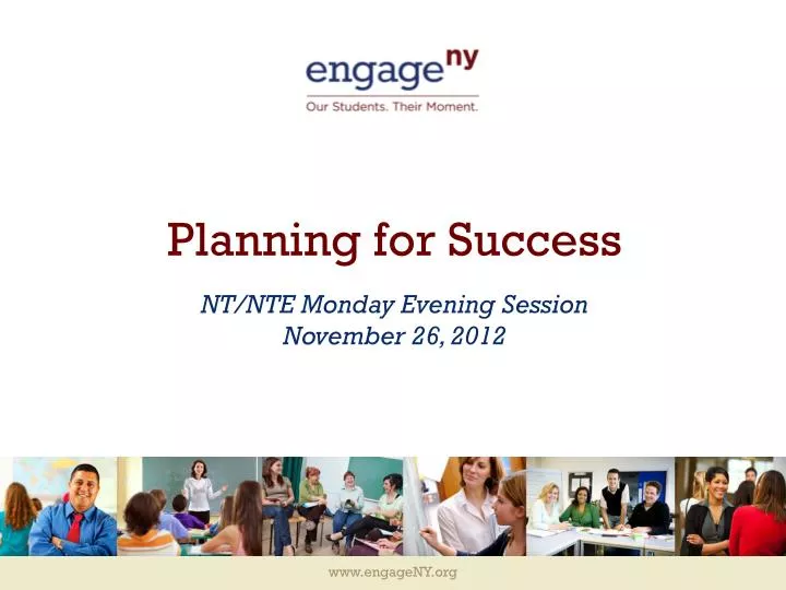 planning for success nt nte monday evening session november 26 2012