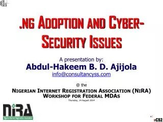 .ng Adoption and Cyber-Security Issues