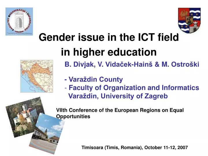 gender issue in the ict field in higher education