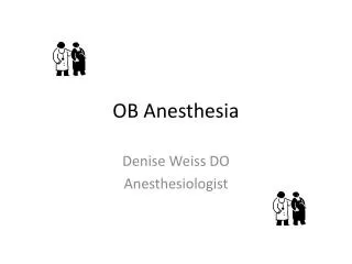 OB Anesthesia