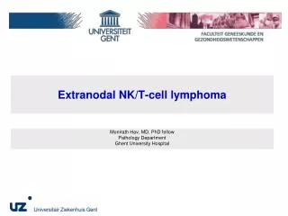 Extranodal NK/T-cell lymphoma