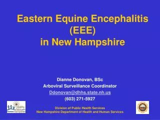 Eastern Equine Encephalitis (EEE) in New Hampshire