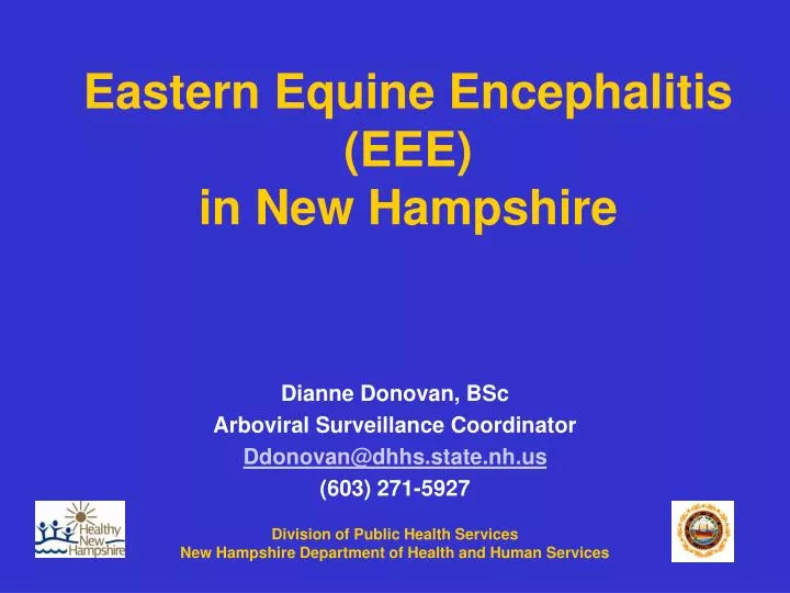 eastern equine encephalitis eee in new hampshire