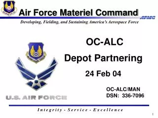 OC-ALC Depot Partnering 24 Feb 04