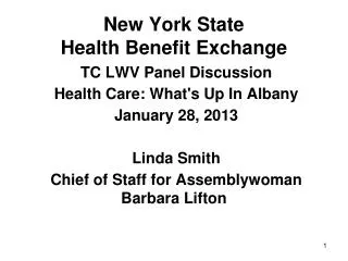 New York State Health Benefit Exchange
