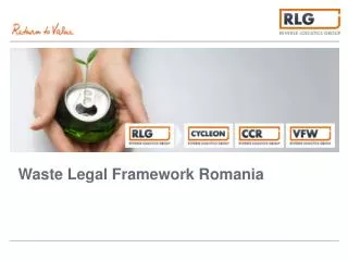 Waste Legal Framework Romania
