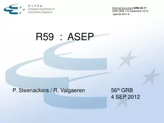 R59 : ASEP