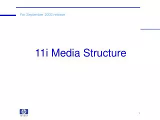 11i Media Structure