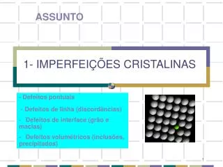 1 imperfei es cristalinas