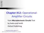 Chapter #12: Operational-Amplifier Circuits - slide 1