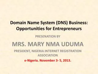 Domain Name System (DNS) Business: Opportunities for Entrepreneurs