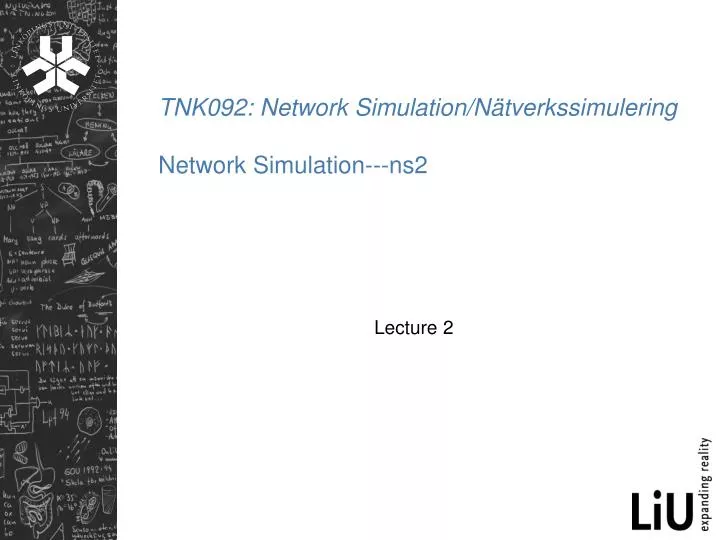 tnk092 network simulation n tverkssimulering network simulation ns2