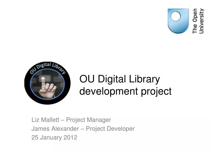 ou digital library development project