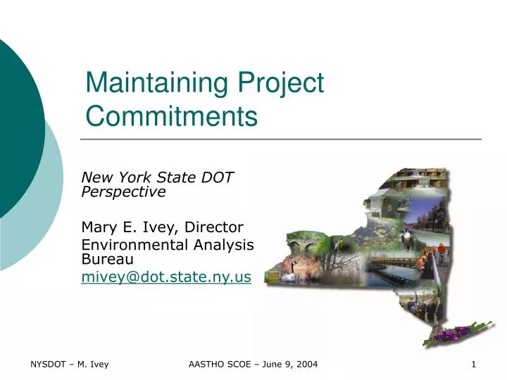 maintaining project commitments