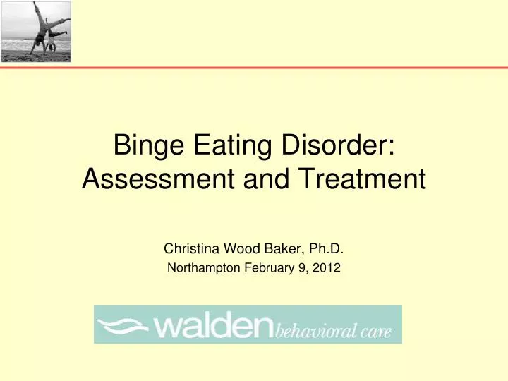 binge eating disorder assessment and treatment