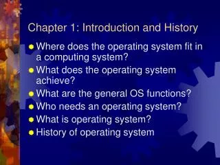 Chapter 1: Introduction and History