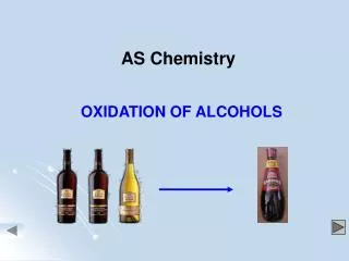 OXIDATION OF ALCOHOLS