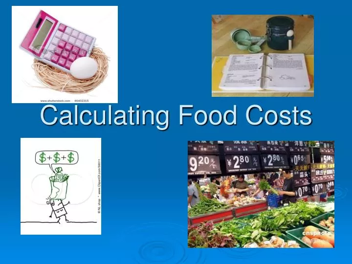 calculating food costs