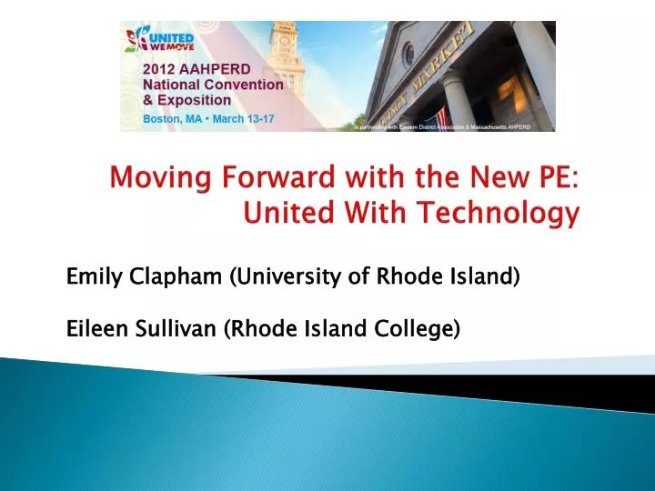 moving forward with the new pe united with technology