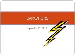 CAPACITORS