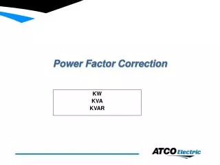 Power Factor Correction