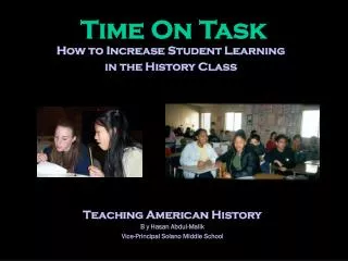 How to Increase Student Learning in the History Class