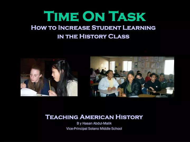 how to increase student learning in the history class