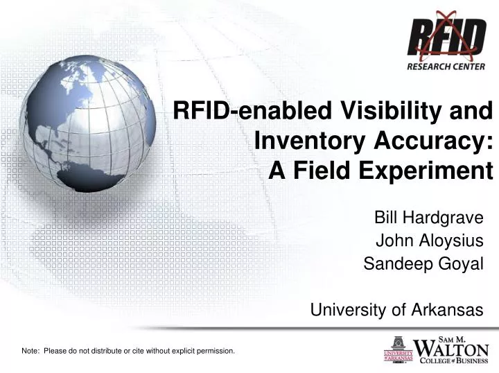rfid enabled visibility and inventory accuracy a field experiment