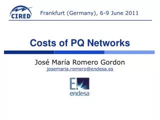 Costs of PQ Networks